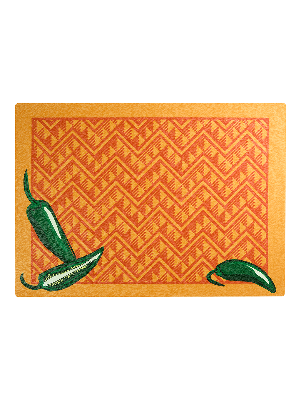 tischset méxico, jalapeno