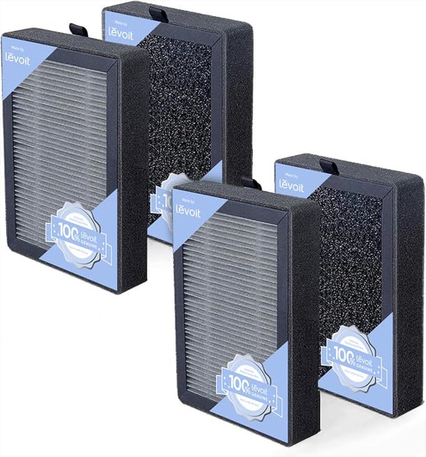Levoit Vista 200 Replacement Filter 2-Pack | 3-Stage HEPA Filtration
