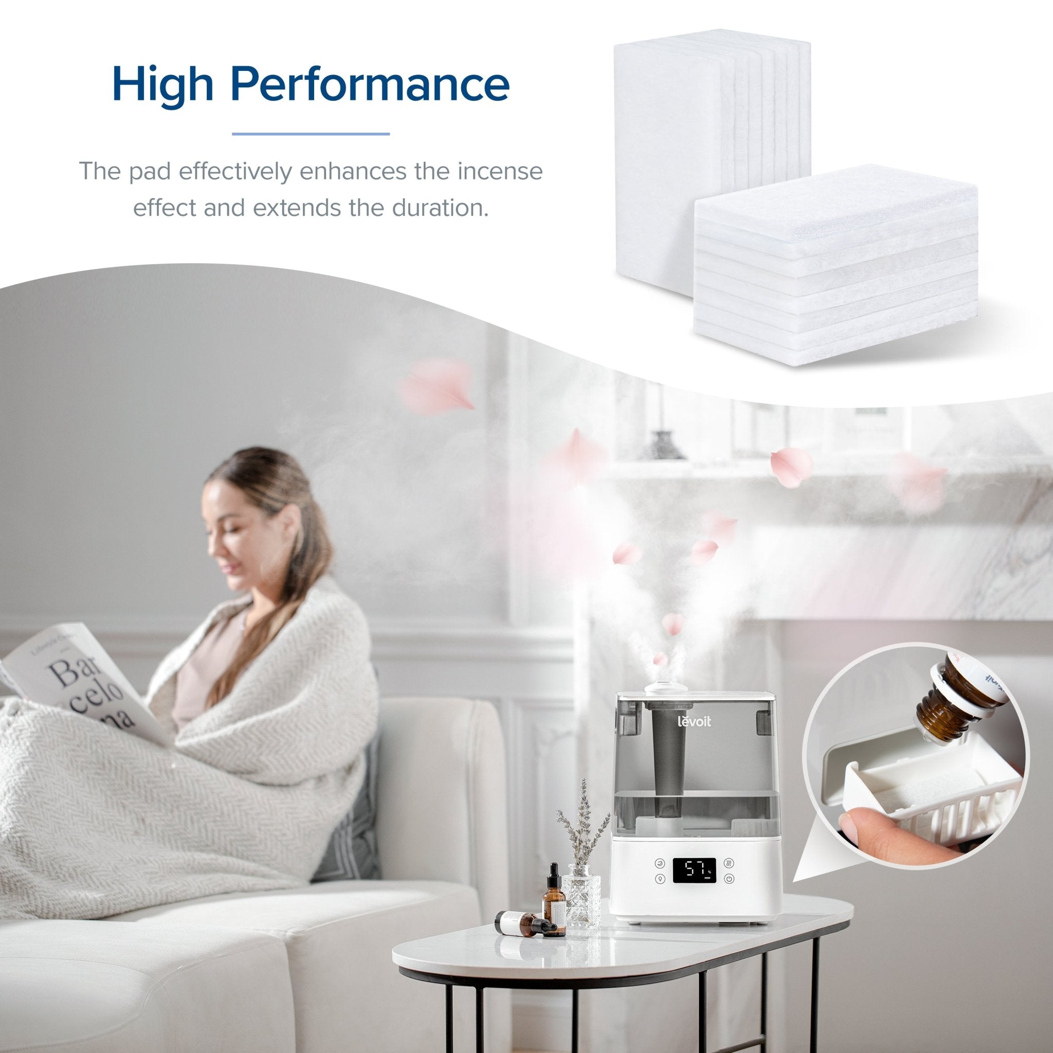 Levoit Humidifier Aroma Pads (16 Pack)