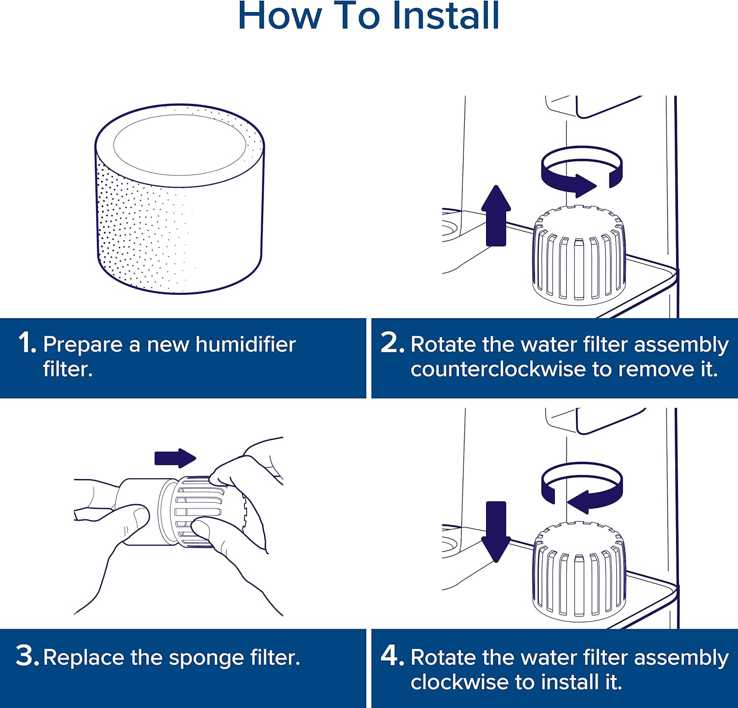 Levoit Humidifier Replacement Filters (10-Pack)